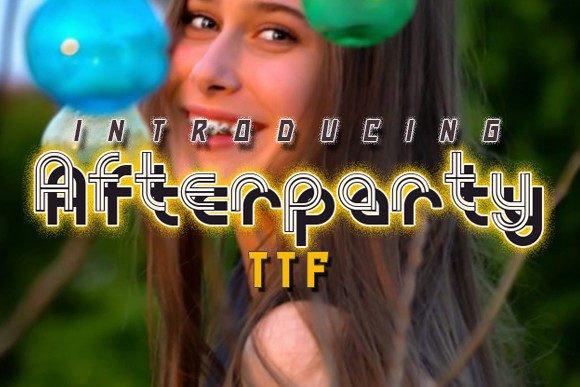 Afterparty: A Retro-Futuristic Typeface for Editorial Impact