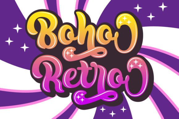 Boho Retro: A Nostalgic Script Font for Editorial Design