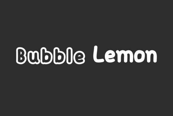 Bubble Lemon: A Fresh, Friendly Sans Serif Font for Real Business Branding