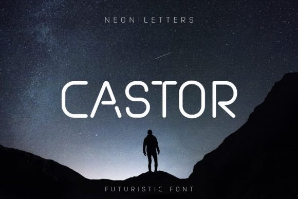Castor: A Techno-Futuristic Sans Serif for Modern Digital Brands