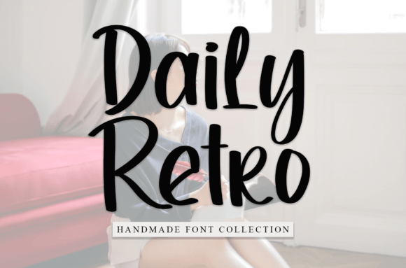 Daily Retro: A Handwritten Font That Feels Like a Warm Conversation