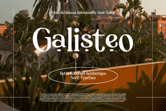 Galisteo Serif Typeface for Handmade Creators