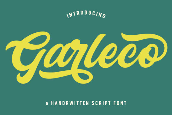 Garleco: A Bold Handwritten Font for Timeless Brand Identity