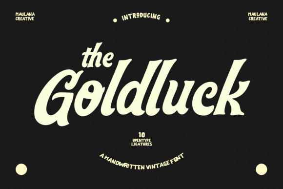 Goldluck: A Retro Script Font That Elevates Digital Branding