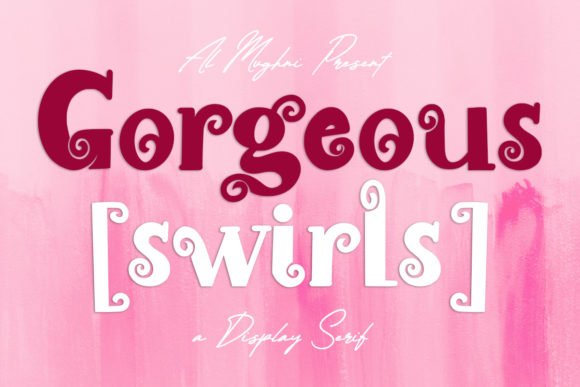 Gorgeous Swirls: A Slab Serif That Balances Playfulness and Polish