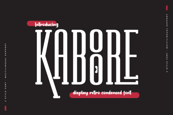 Kaboore: A Display Font That Anchors Your Editorial Voice