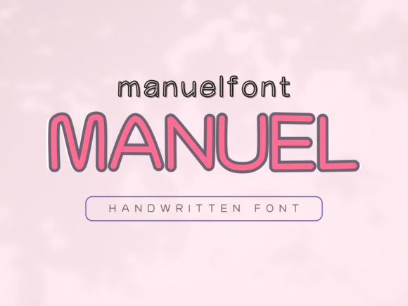 Manuel: A Bold Handwritten Font for Confident Digital Headlines