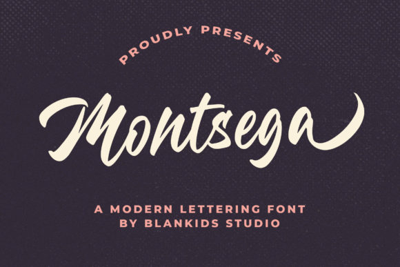 Montsega: A Retro Script Font for Editorial Charm