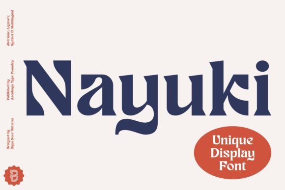 Nayuki: A Modern Serif Display Font for Digital Branding