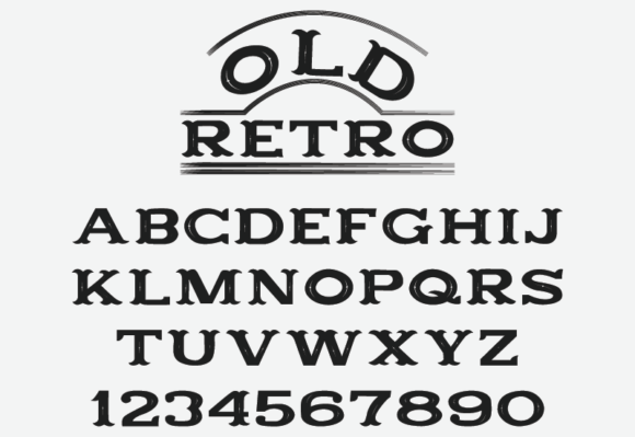 Old Retro: A Clean Vintage Serif Font for Digital Branding