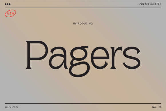 Pagers Serif Font for Professional, Consistent Branding