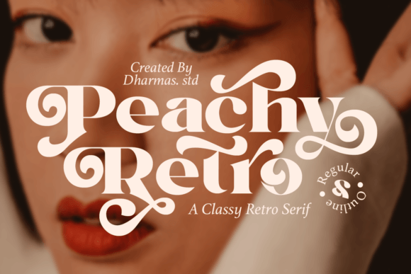 Peachy Retro: A Nostalgic Serif for Real Branding Work