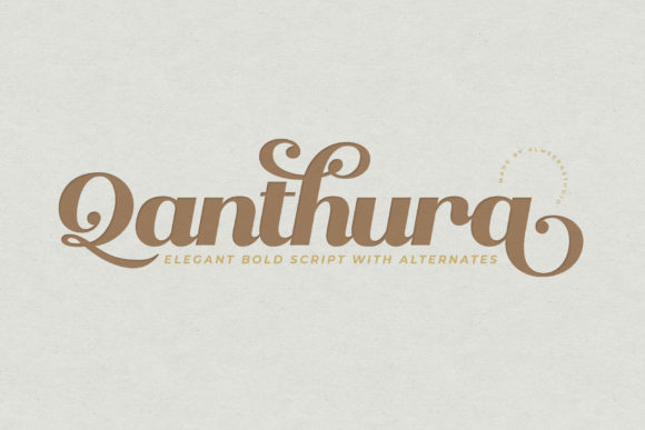 Qanthura: A Bold Handwritten Font That Elevates Your Brand