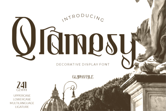 Qramesy: A Bold Blackletter Font for Campaign Headlines