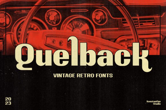 Quelback: A Vintage Display Font That Still Feels Fresh