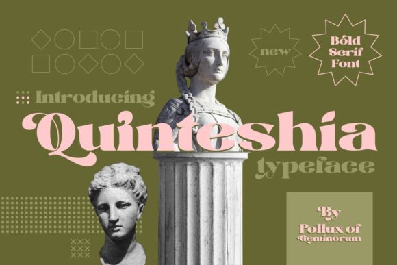 Quinteshia: A Bold Serif Font That Elevates Real Small Business Branding