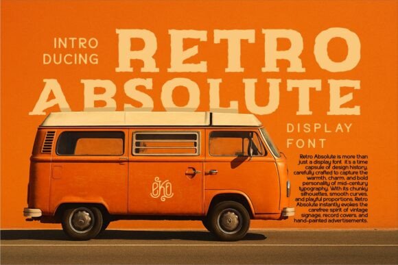 Retro Absolute: A Timeless Retro Serif Font for Vintage Branding