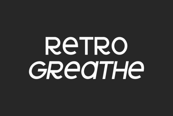 Retro Greathe: A Modern Sans Serif Display Font for Digital Brands