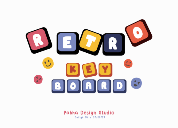 Retro Keyboard: A Decorative Typeface for Editorial Charm