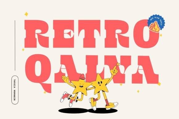 Retro Qalva: A Display Font That Commands Attention