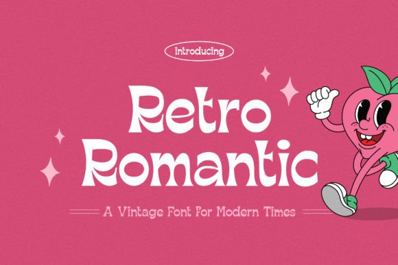 Retro Romantic Font: Vintage Charm for Real Business Branding