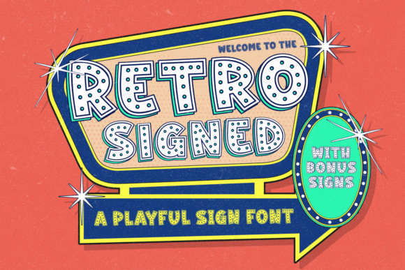 Retro Signed Font: Nostalgic Charm for Handmade Labels & Printables