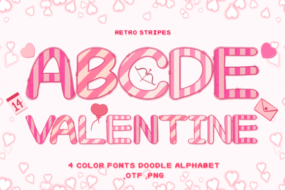 Retro Stripes: A Color Font That Makes Your Campaign Pop