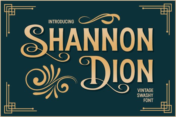 Shannon Dion: A Vintage Display Font with Quiet Confidence