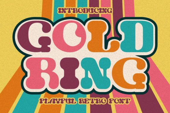 The Gold Ring: A Retro Serif Font That Feels Like Home