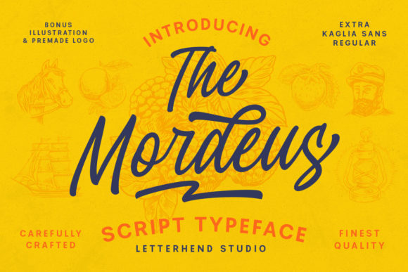 The Mordeus: A Retro Script Font That Feels Like Home