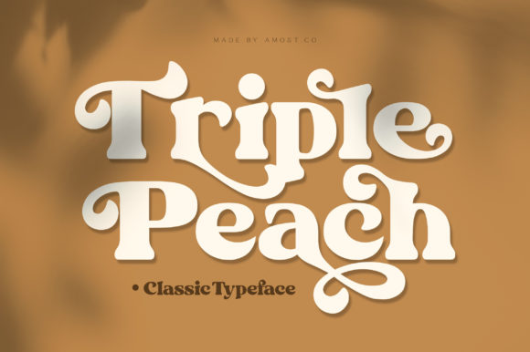 Triple Peach: A Serif Font That Makes Your Brand Feel Thoughtful